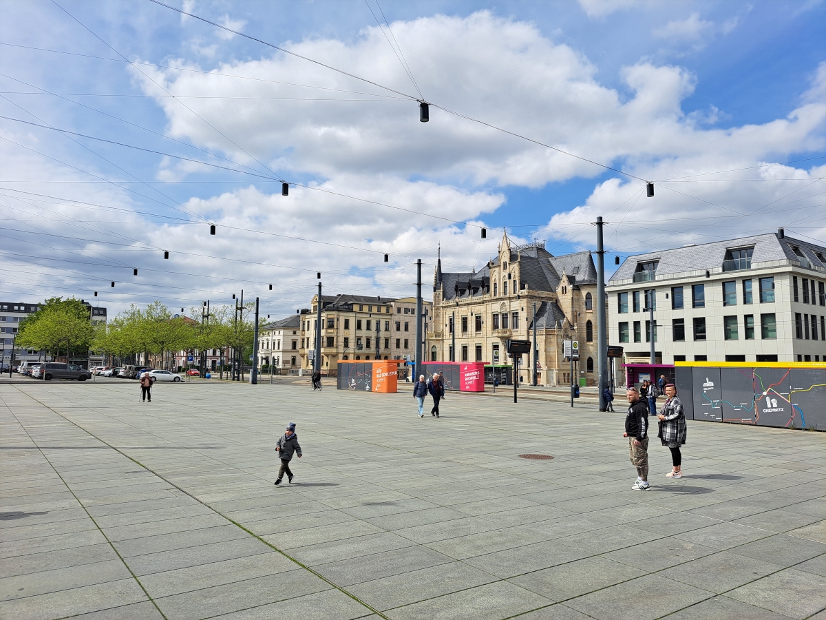 Chemnitzer Hauptbahnhof Platzvisionen in Bewegung Andrea Alter Stadtplanungsbüro Büro für Städtebau GmbH Chemnitz