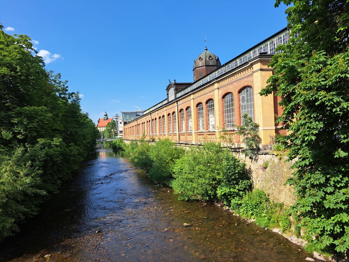 Fluss Chemnitz Kulturhauptstadt Chemnitz Nachhaltigkeit Biodiversität Stadtplanungsbüro Büro für Städtebau GmbH Chemnitz