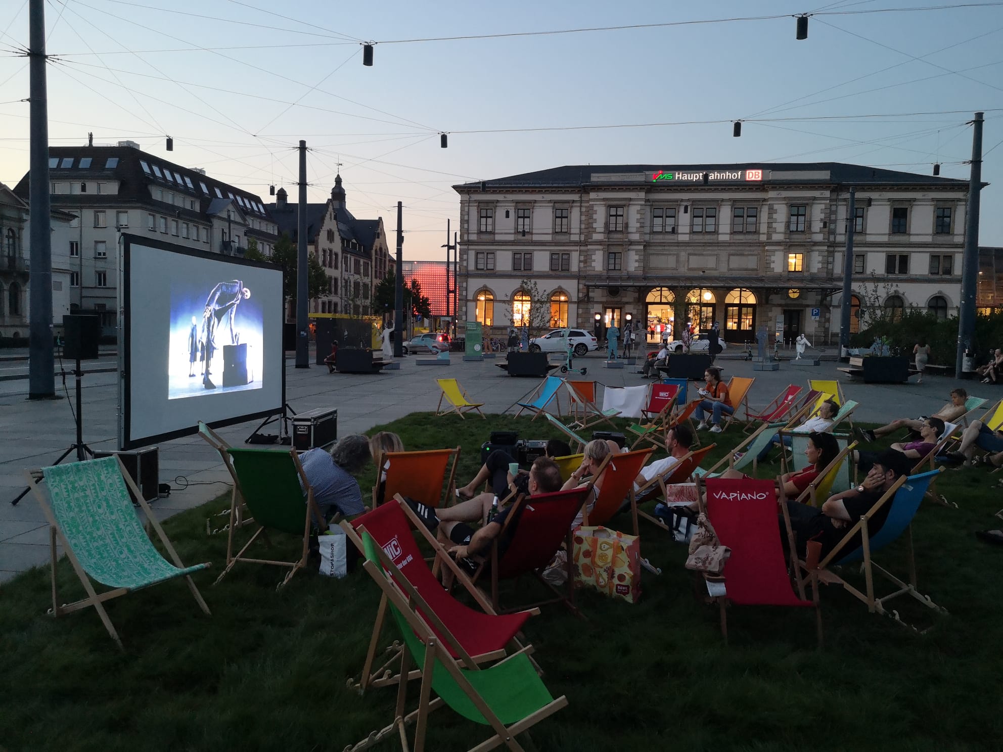 Buntmacherinnen Kulturhauptstadt Chemnitz Bahnhofsvorplatz Chemnitz