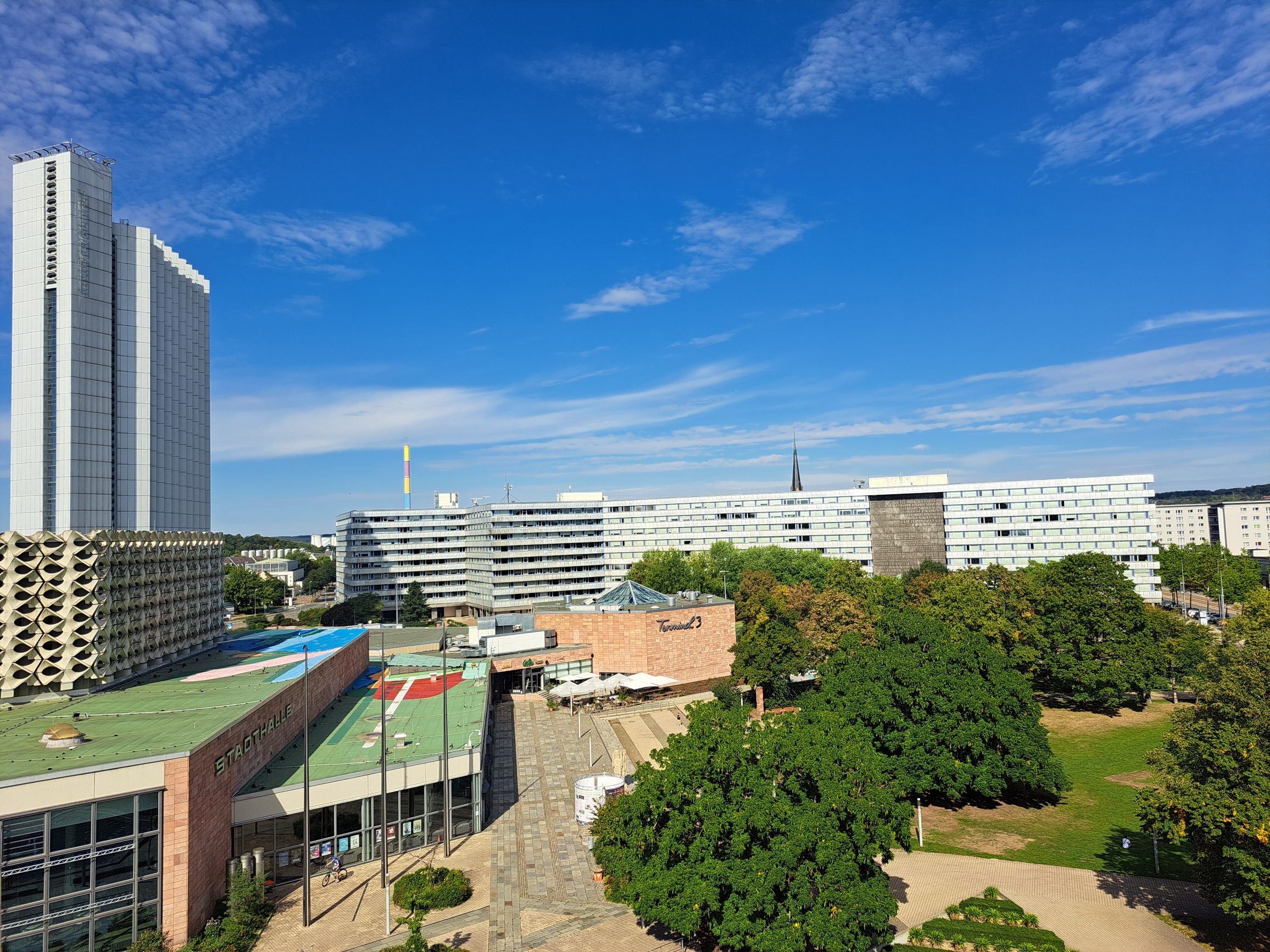 Chemnitz mit Blick auf die Parteifalte Büro für Städtebau GmbH
