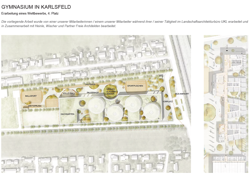 Gymnasium Karlsfeld Kira Brandt Büro für Städtebau GmbH Chemnitz