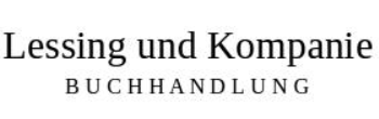 Lessing Kompanie Buchhandlung Chemnitz