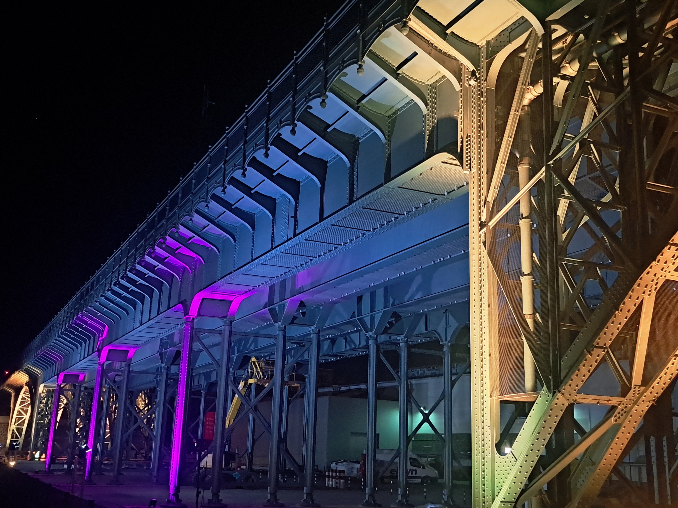 Bahn Viadukt Chemnitz Lichterfestival Light our Vision 2025 Kulturhauptstadt Chemnitz Büro für Städtebau GmbH Chemnitz Baukultur für Chemnitz e.V.