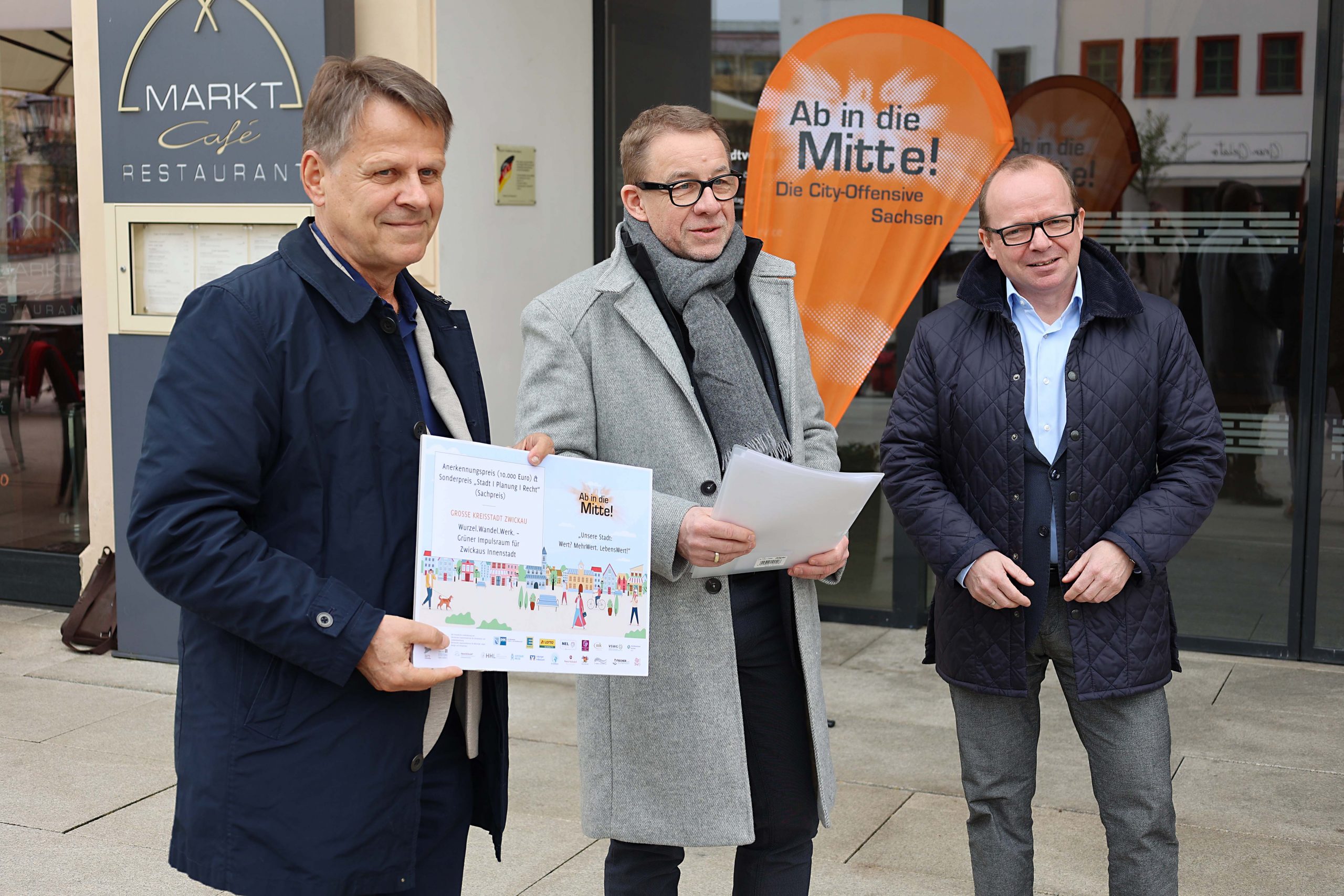 Ab in die Mitte Stadt Zwickau Thomas Naumann Büro für Städtebau GmbH Chemnitz René Hobusch Leipzig Sonderpreis Stadt Planung Recht