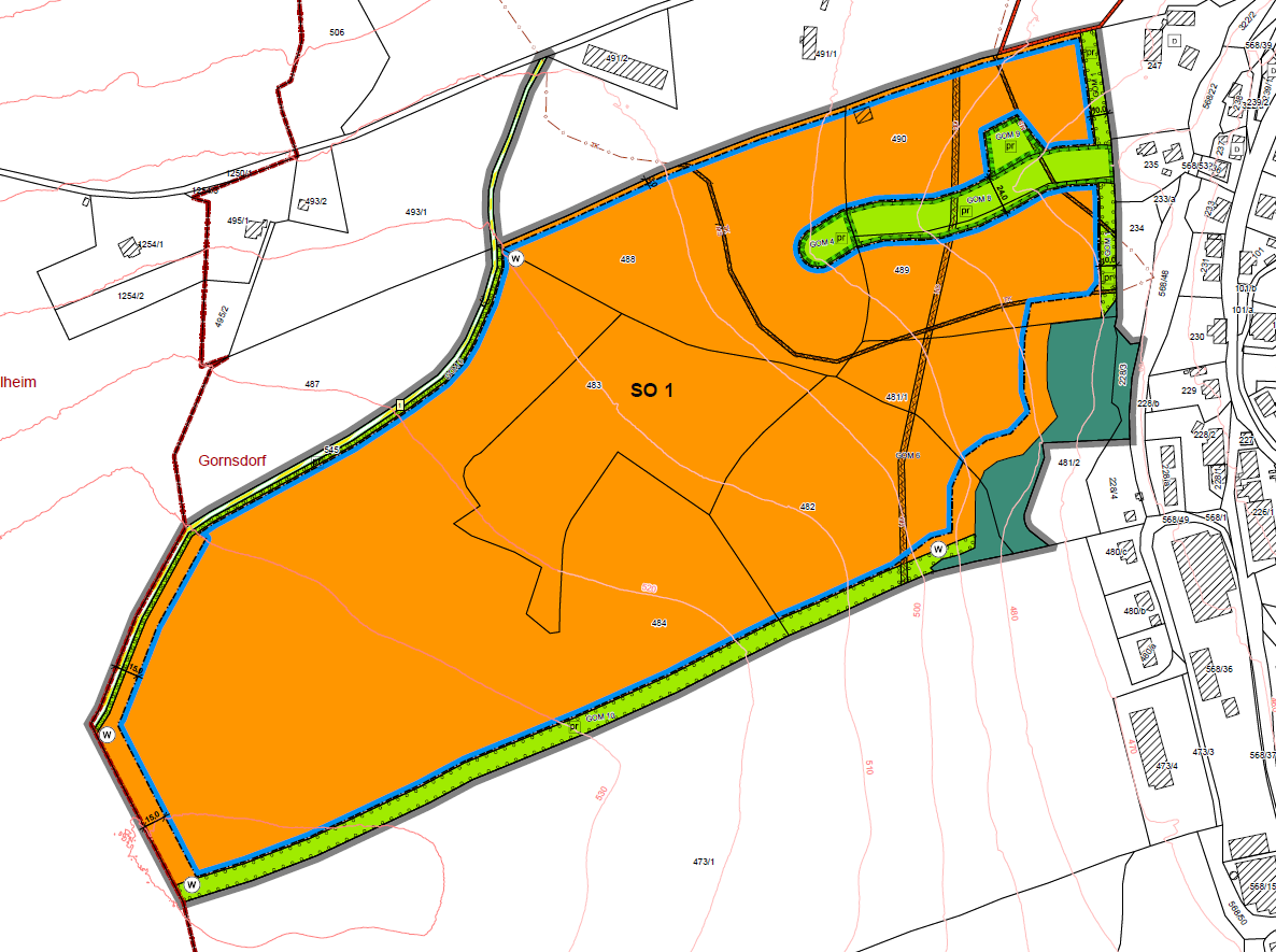 Bebauungsplan mit integriertem Grünordnungsplan PV Anlage Gornsdorf Fläche I und II Matthias Geißler Büro für Städtebau GmbH Chemnitz
